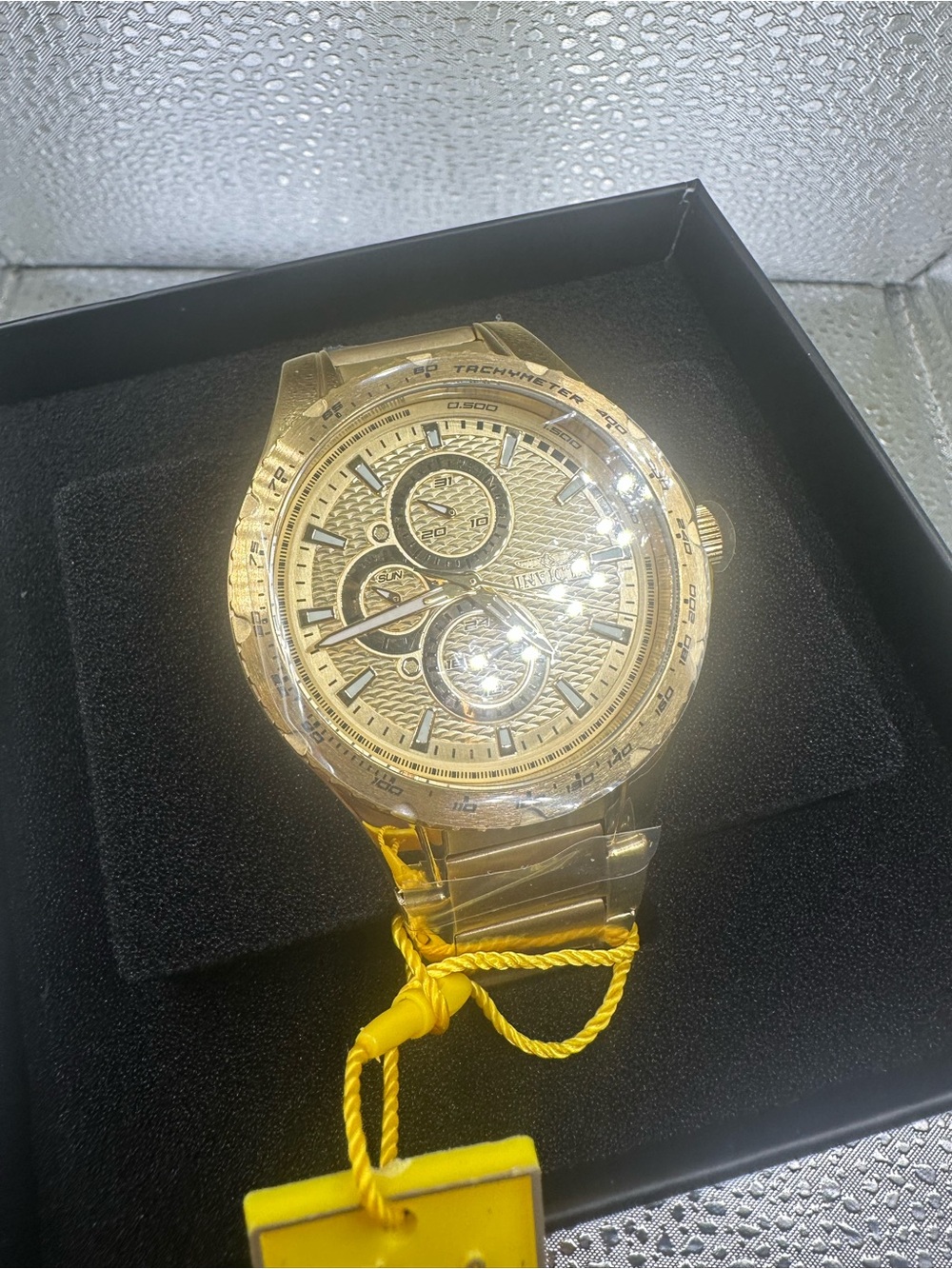 Invicta Aviator Subdial Men's Watch - 44mm, Gold Tone (50106)